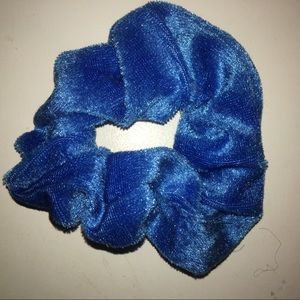 Blue Velvet Scrunchie